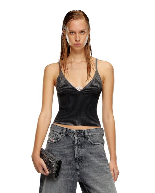 Diesel Camisole faded ribbed knit Knitwear