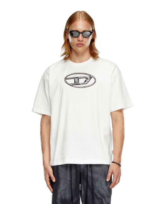 Diesel Faded T-shirt with Oval D print T-Shirts Man