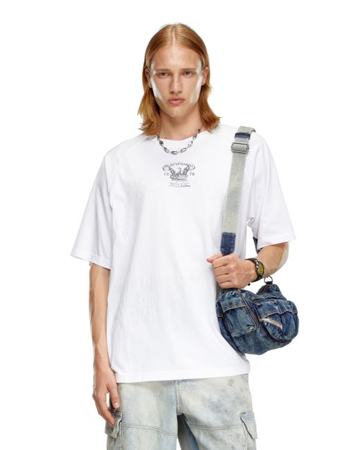 Diesel T-shirt with inside-out print T-Shirts Man