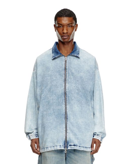 Diesel Denim jacket with Oval D Jackets Man To Be Defined