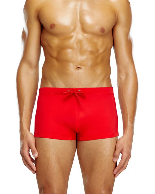 Diesel Swim boxer briefs with rear logo print trunks Man