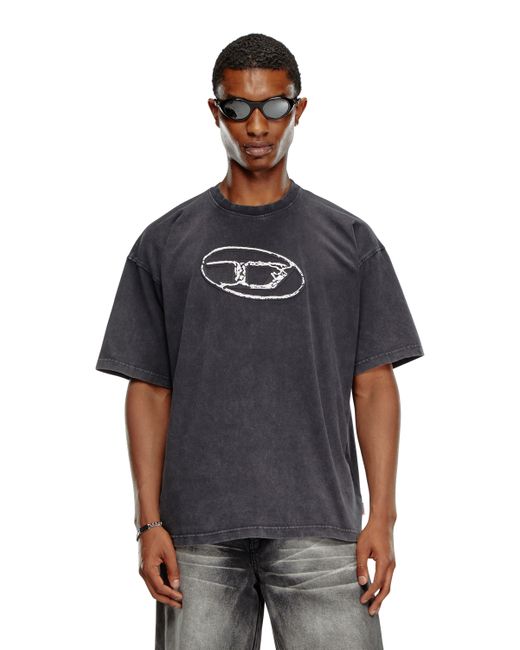Diesel Faded T-shirt with Oval D print T-Shirts Man
