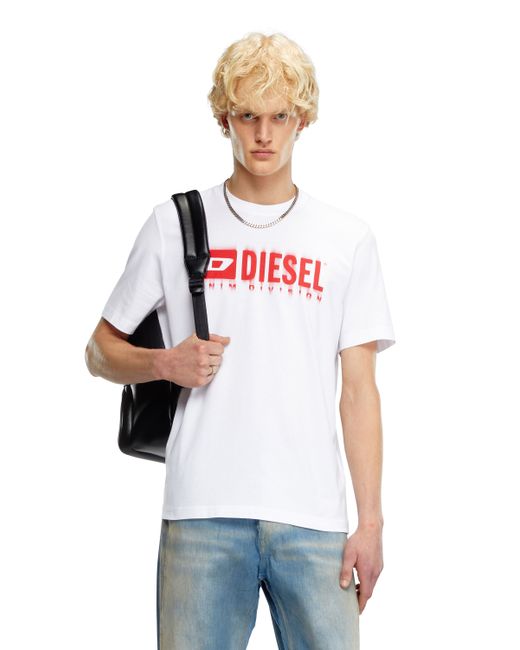 Diesel T-shirt with blurry logo T-Shirts Man