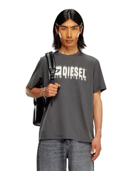 Diesel T-shirt with blurry logo T-Shirts Man
