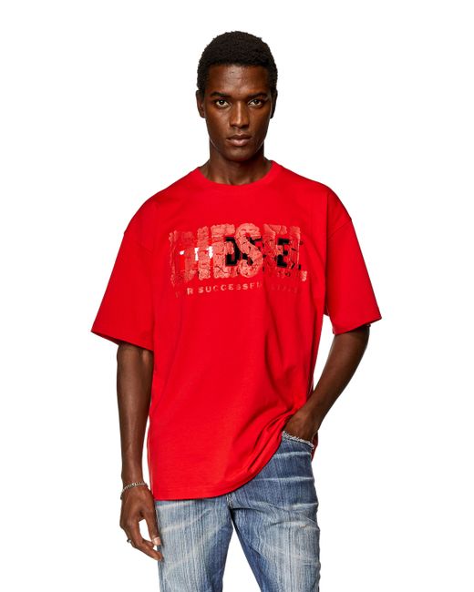 Diesel T-shirt with dual logo T-Shirts Man
