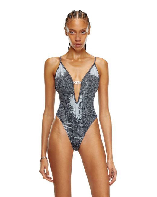 Diesel Swimsuit with denim print Swimsuits