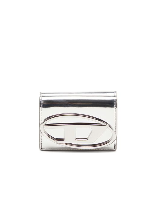 Diesel Tri-fold wallet mirrored leather Small Wallets
