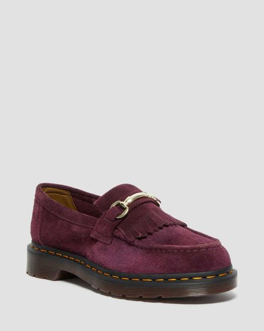 Dr. Martens Snaffle Suede Loafers in