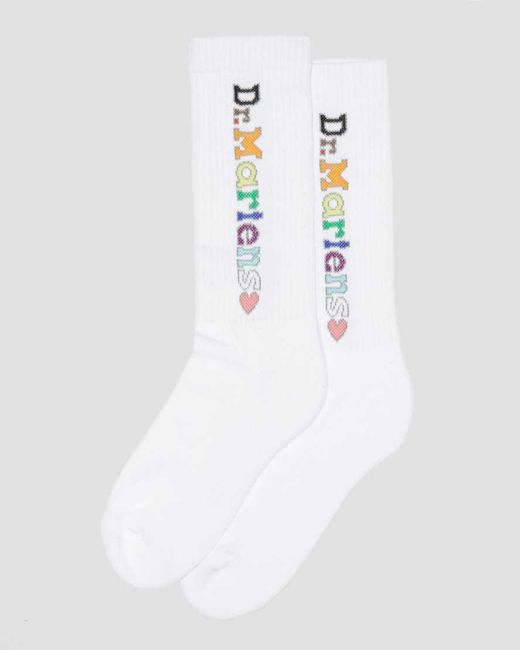 Dr. Martens For Pride Vertical Logo Socks in