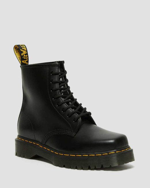 Dr. Martens 1460 Bex Squared Toe Leather Lace Up Boots in