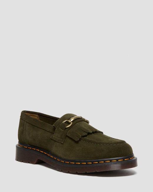 Dr. Martens Adrian Snaffle Suede Loafers in