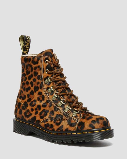 Dr. Martens Barton Made In England Leopard Boots