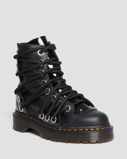 Dr. Martens Daria Bex Leather Lace Up Boots in