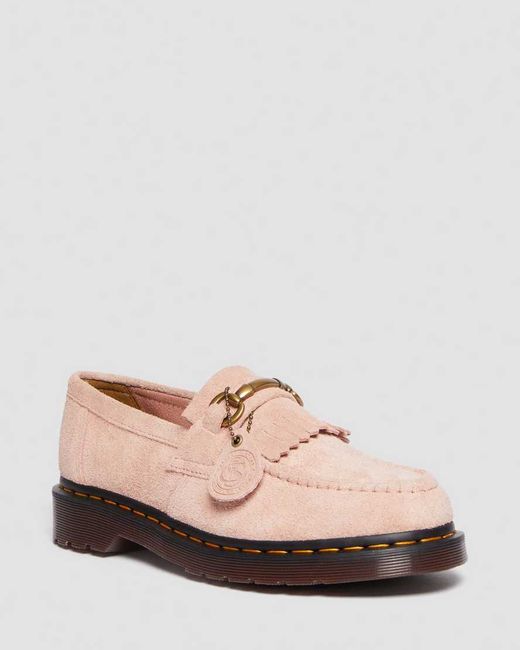 Dr. Martens Adrian Snaffle Desert Oasis Suede Loafers in