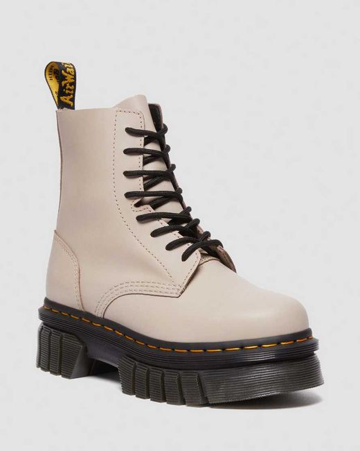 Dr. Martens Audrick Nappa Lux Platform Ankle Boots in 3