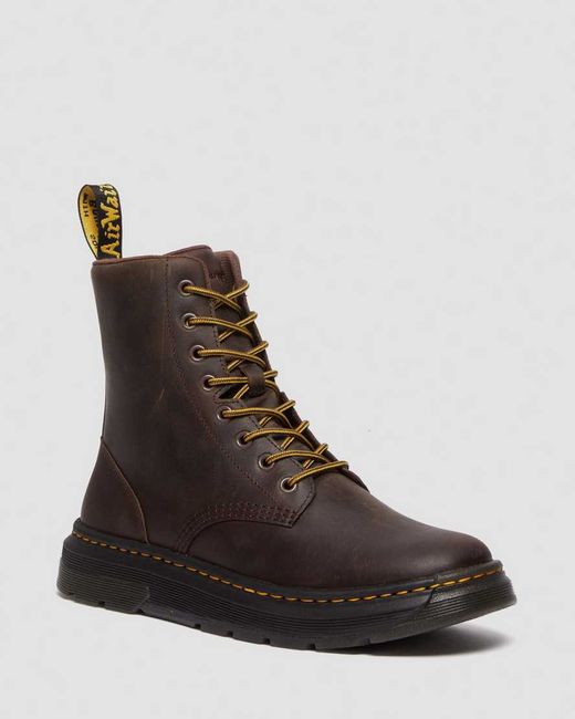 Dr. Martens Crewson Leather Lace Up Boots in 3