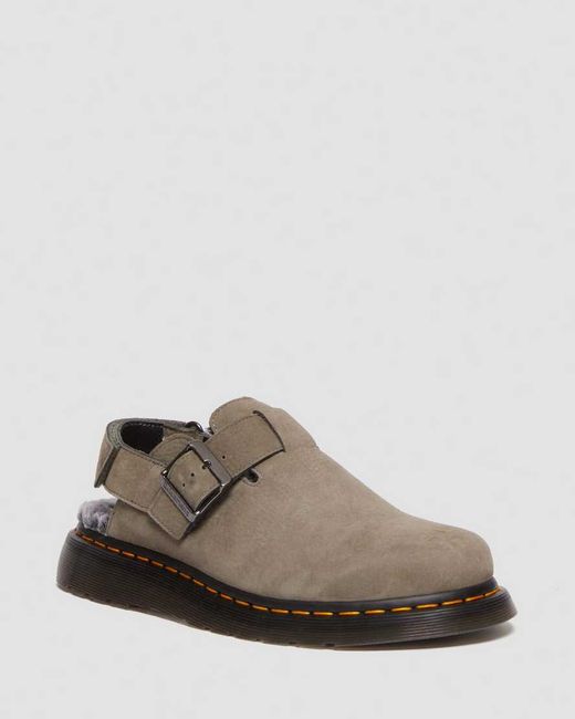 Dr. Martens Jorge II Faux Fur Lined Mules in 3