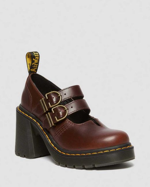 Dr. Martens Eviee Flared Heel Mary Jane Shoes