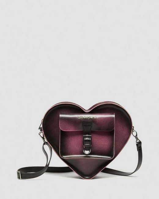 Dr. Martens Heart Shaped Distressed Look Leather Bag