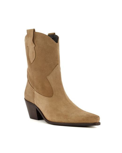 Dune Pardner Western Ankle Boots