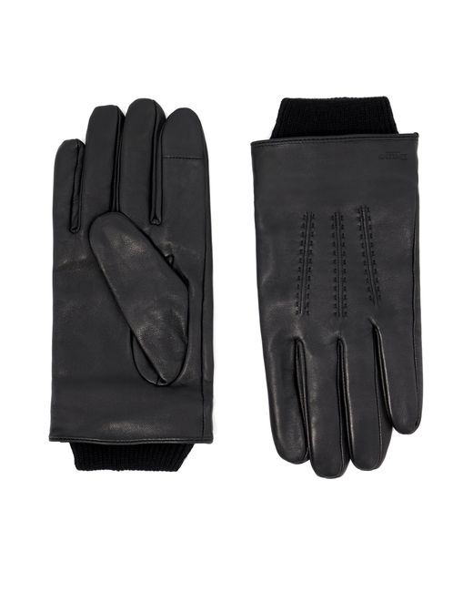Dune Olinee Rib-Trimmed Gloves