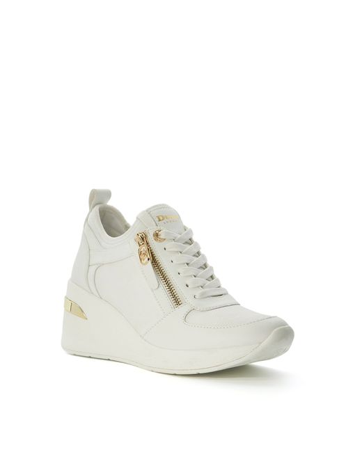 Dune Eilin Wedge Lace-Up Trainers