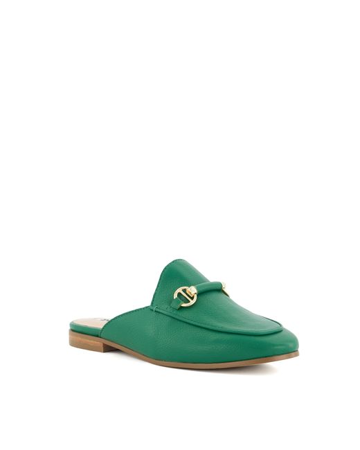 Dune Genuine Backless Snaffle-Trim Loafers