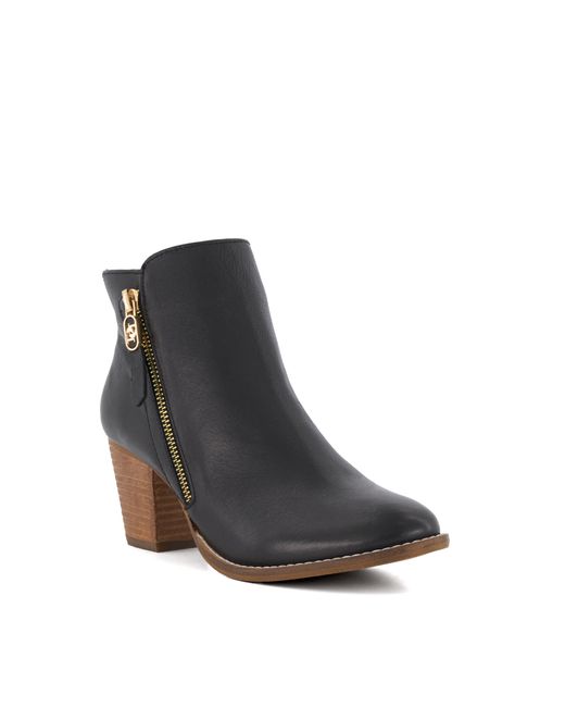 Dune Paicey Stacked-Heel Casual Ankle Boots