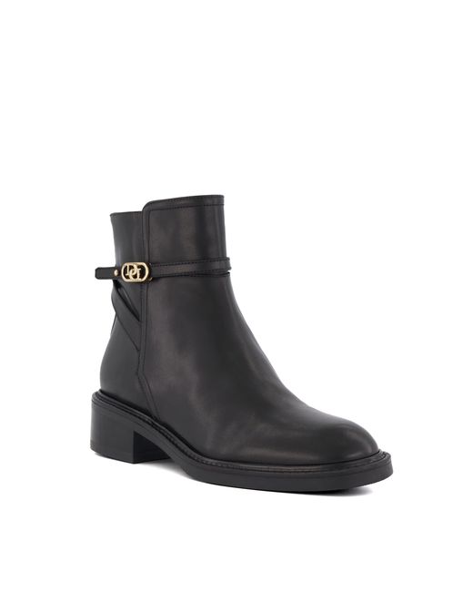 Dune Praising Branded-Buckle Casual Ankle Boots