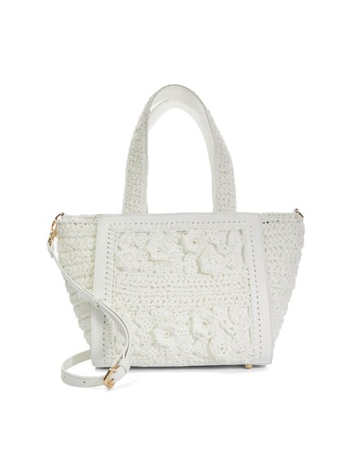 Dune Daisy Floral Detail Tote Bag
