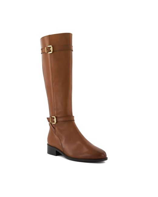 Dune Tepi Buckle-Detail Casual Knee-High Boots