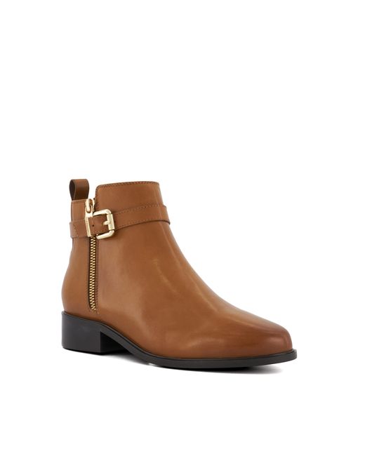 Dune Pepi Buckle-Side Casual Ankle Boots