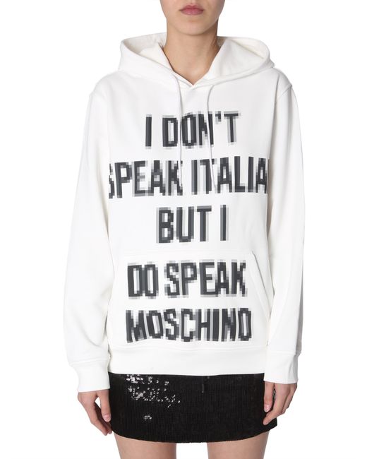 Moschino hooded sweatshirt