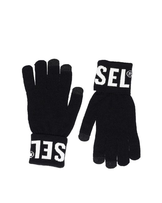 Diesel knitted gloves