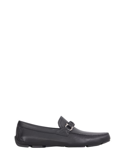 college leather loafer