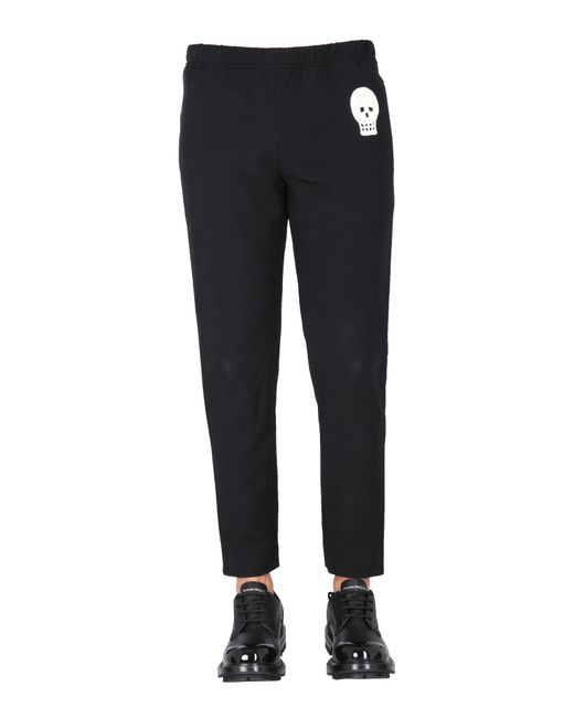Alexander McQueen jogging pants with embroidered skull