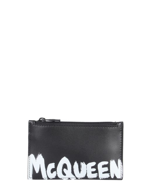 Alexander McQueen card holder with zip