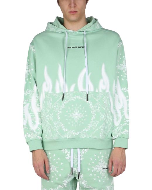 Vision Of Super sweatshirt with paisley pattern