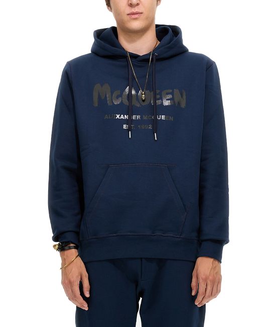 Alexander McQueen graffiti logo print sweatshirt