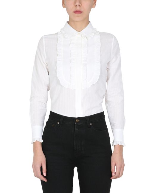 Saint Laurent blouse with ruching