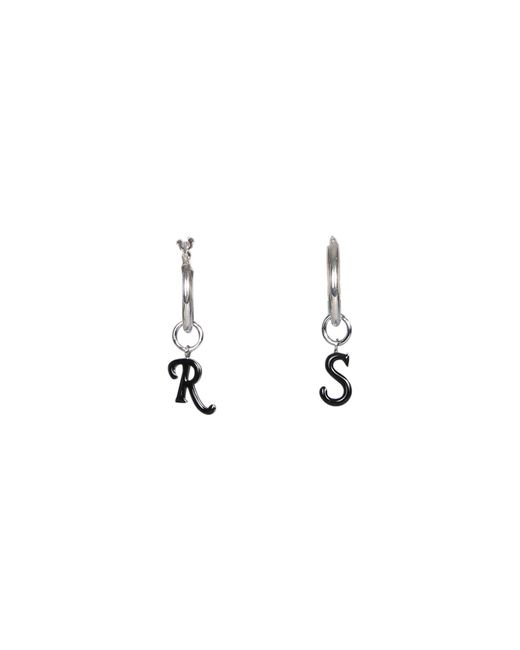 Raf Simons logo earrings