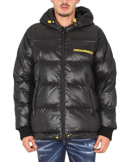 Dsquared2 down jacket with logo print
