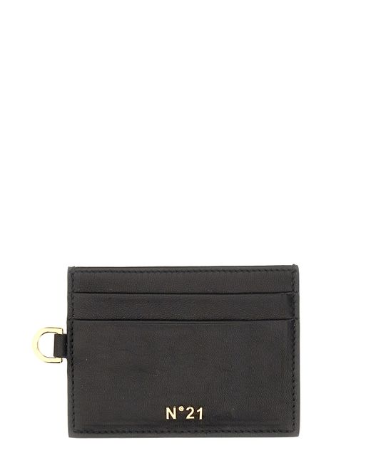 N.21 card holder with logo