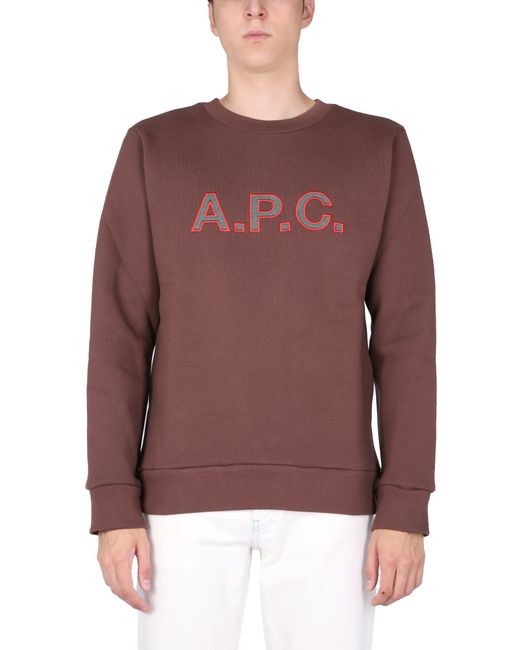 A.P.C. . sweatshirt with embroidered logo