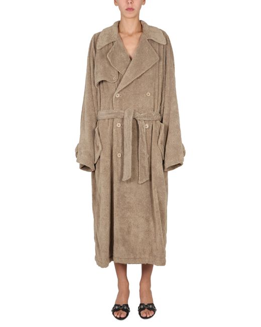 Balenciaga towel trench coat