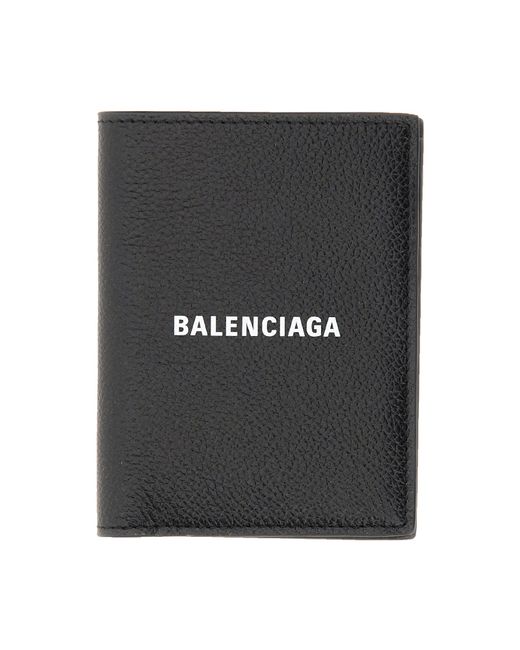 Balenciaga vertical wallet with logo