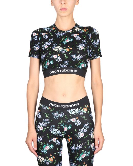 Paco Rabanne top cropped