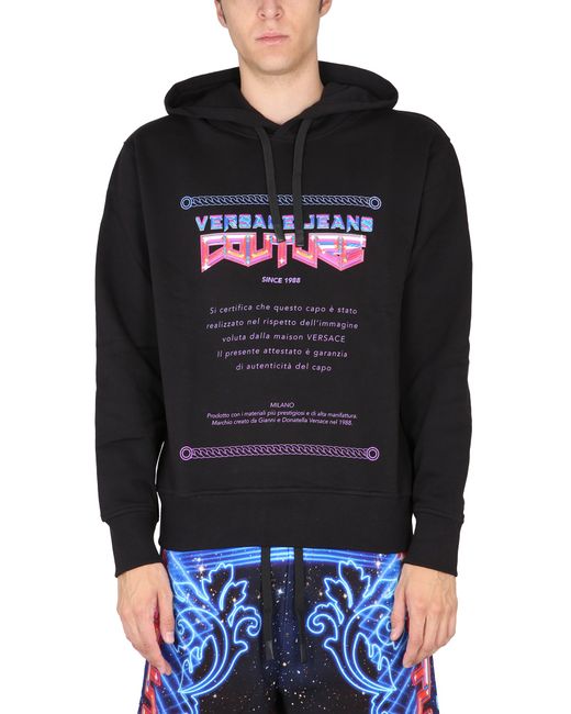 Versace Jeans Couture space warranty hoodie