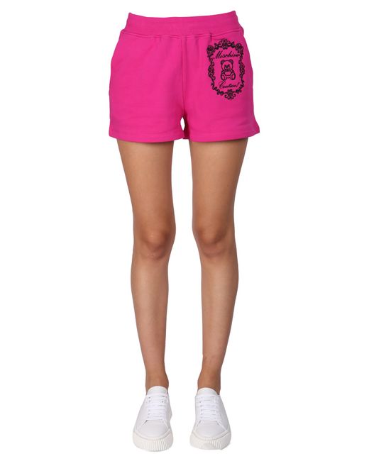 Moschino shorts with logo