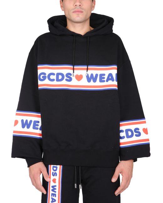 Gcds cute tape logo sweatshirt